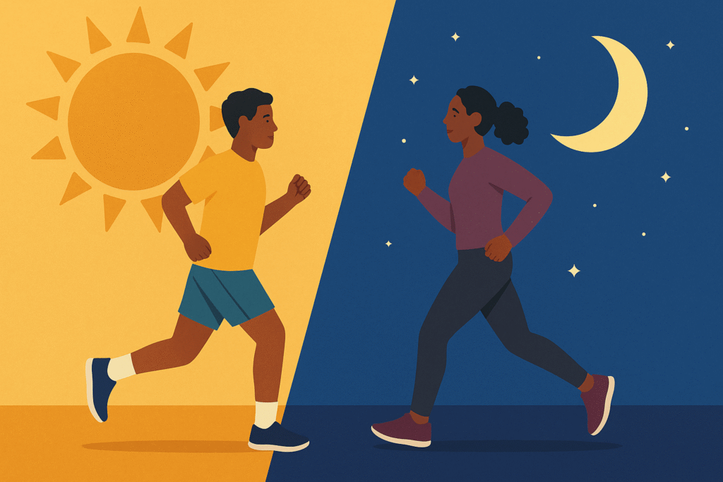 morning or evening exercise better