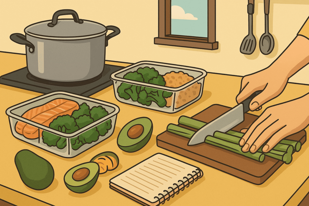 meal prepping for real people with limited time