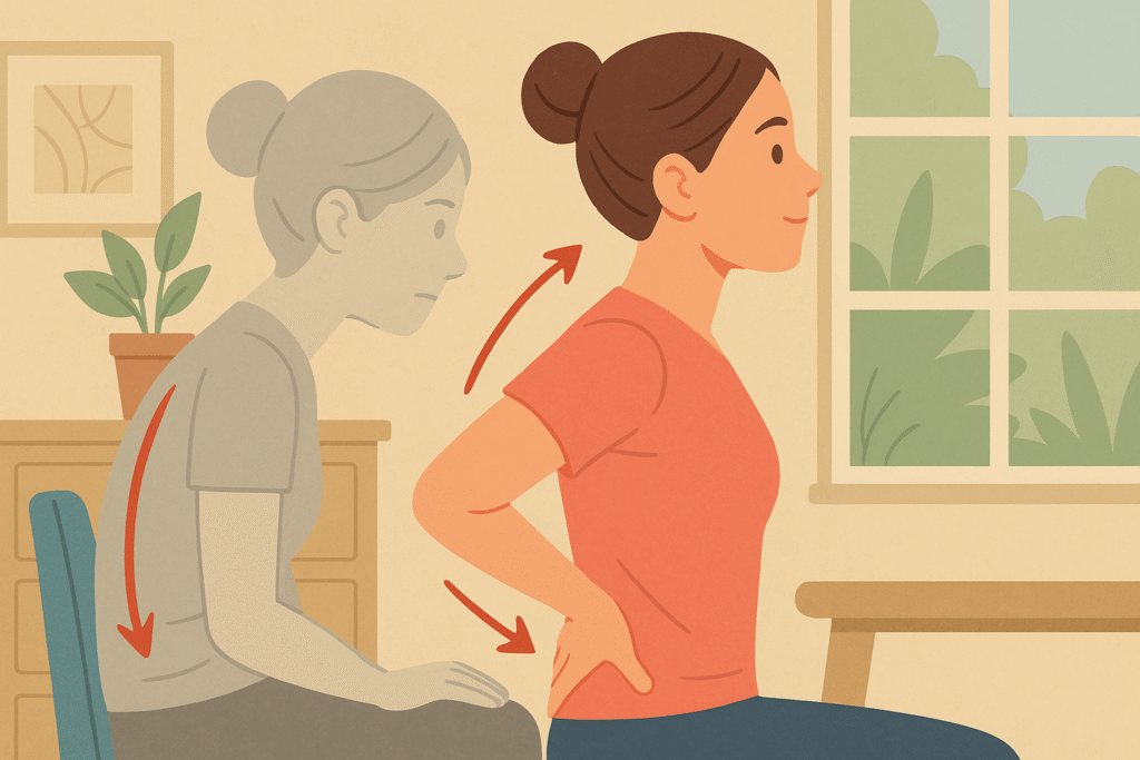 simple ways to improve posture during daily life